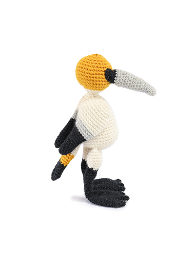 gannet bird crochet amigurumi project pattern kerry lord Edward's menagerie